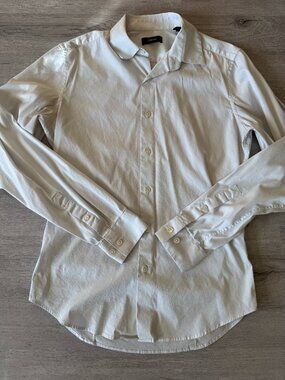 Theory Sylvain Precise 2 Stretch Shirt White XS